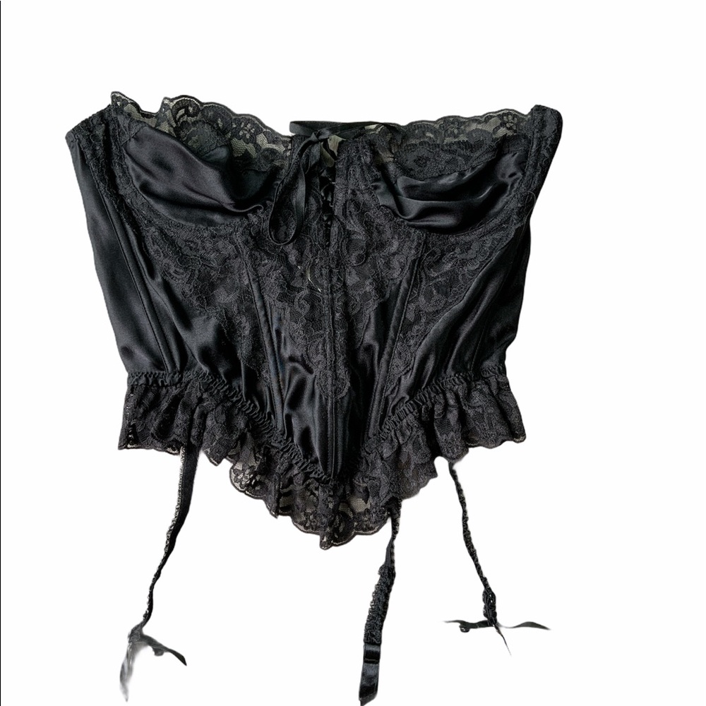 ✶ ✶Y2K BLACK VICTORIA’S SECRET CORSET ✶ ✶
